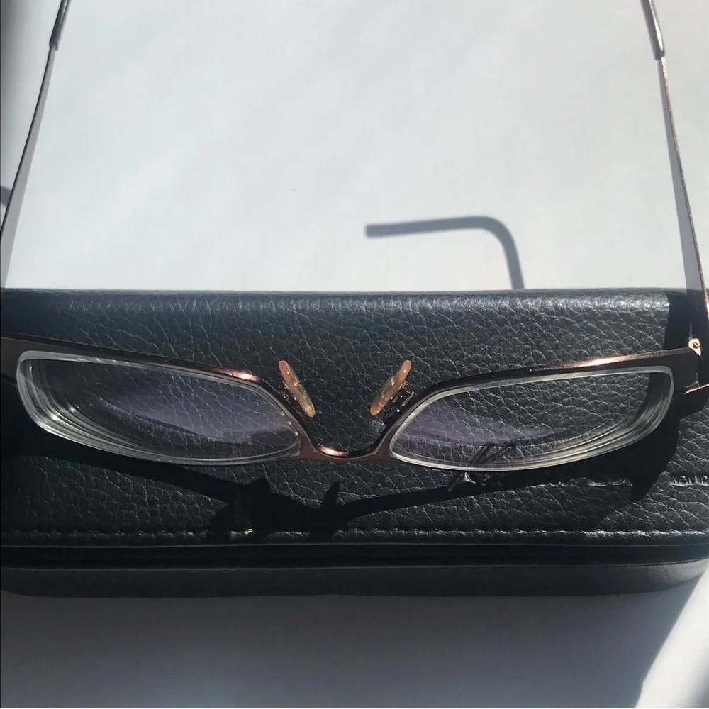 Kenneth Cole KC544 J78 Bronze Rectangle Eyeglass Frames Italy